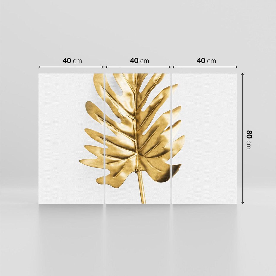 Obraz na płótnie 120x80 - Ponadczasowy Urok - złote, liście