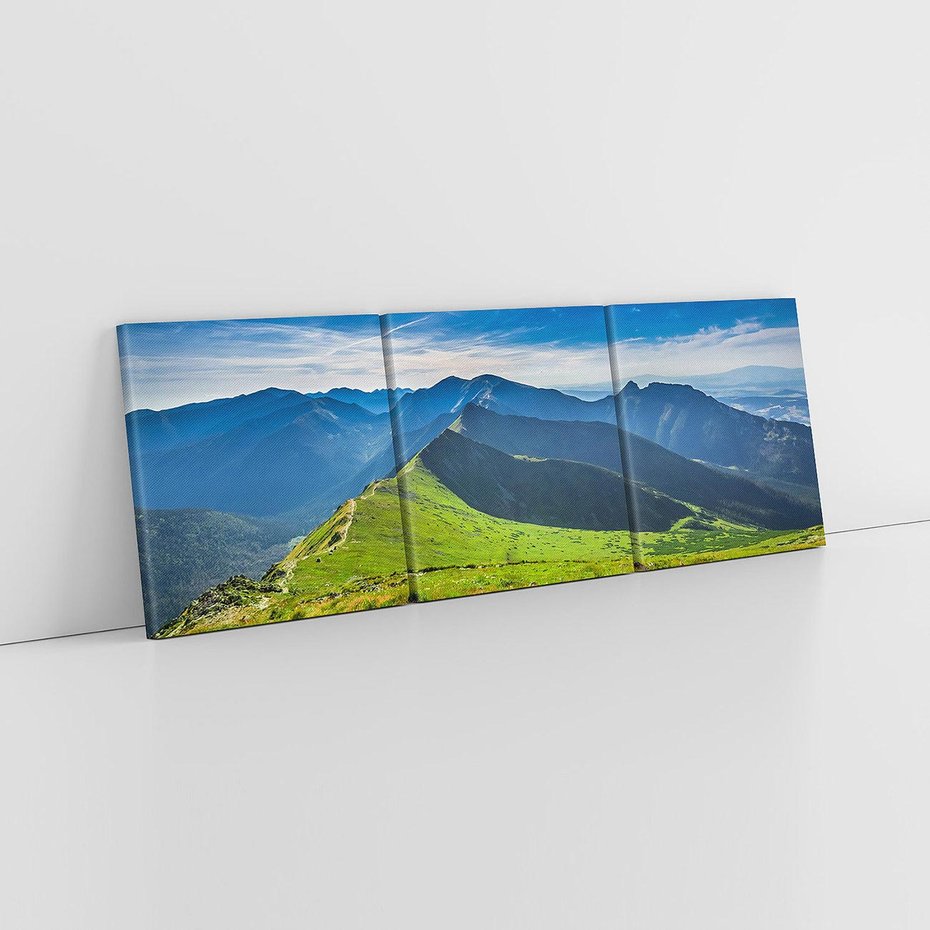 Obraz na płótnie 150x50 - Górska majestatyczność - tatry, góry