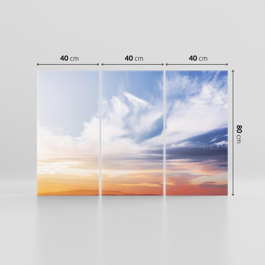 Obraz na płótnie 120x80 - Magia Chwili - pomost, zachód