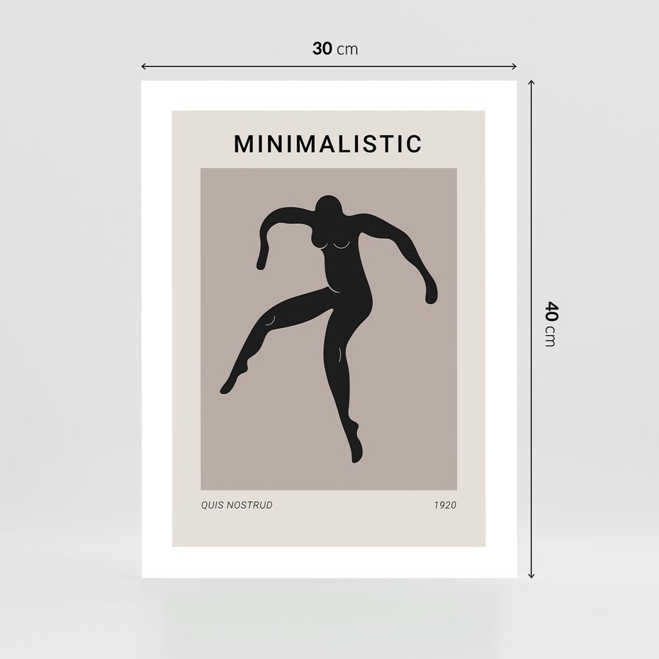 Plakat bez ramy 30x40 - Sztuka Nowoczesności: Minimalistyczny Plakat - modern art, minimalistyczny plakat