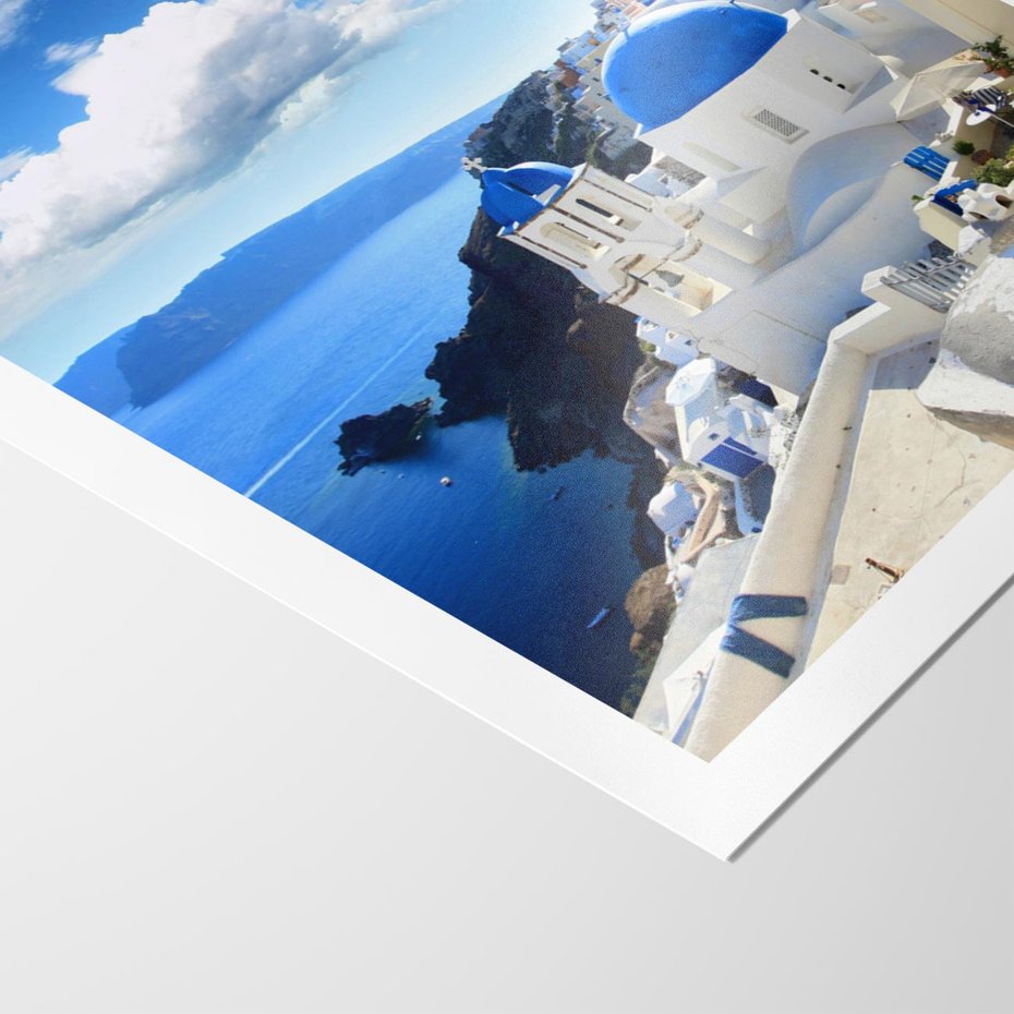 Plakat bez ramy 50x70 - Magiczne Widoki - Santorini, perspektywa