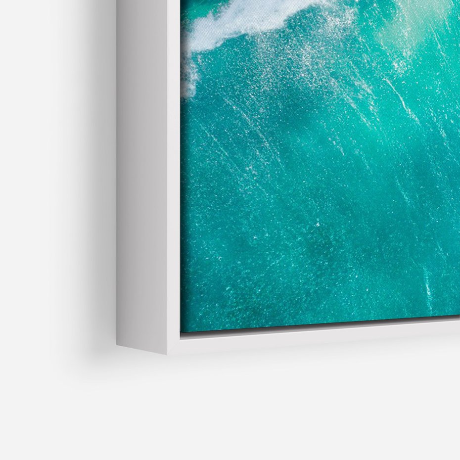 Obraz w ramie 80x120 - Siła i Spokój - morze, ocean - rama biała