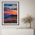Plakat bez ramy 30x40 - Górski Zachód - góry, łąka