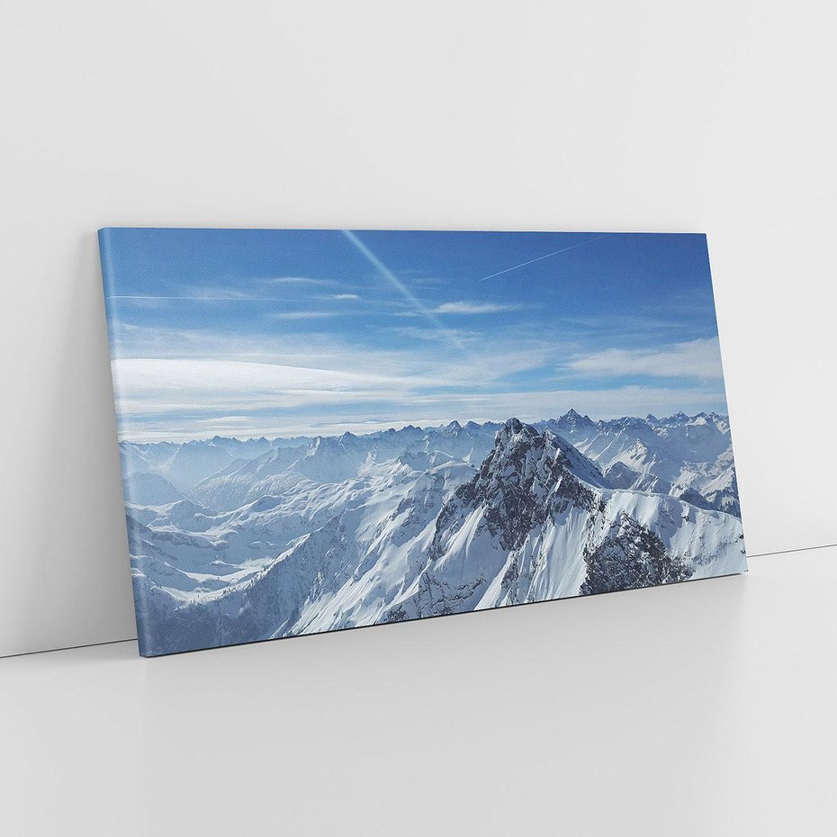 Obraz na płótnie 120x60 - Mroźne góry zima w pełnym rozkwicie - góry, zima