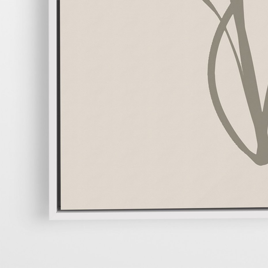 Obraz w ramie 70x100 - Kwiatowe Spektrum - nowoczesny plakat, subtelna sztuka - rama biała