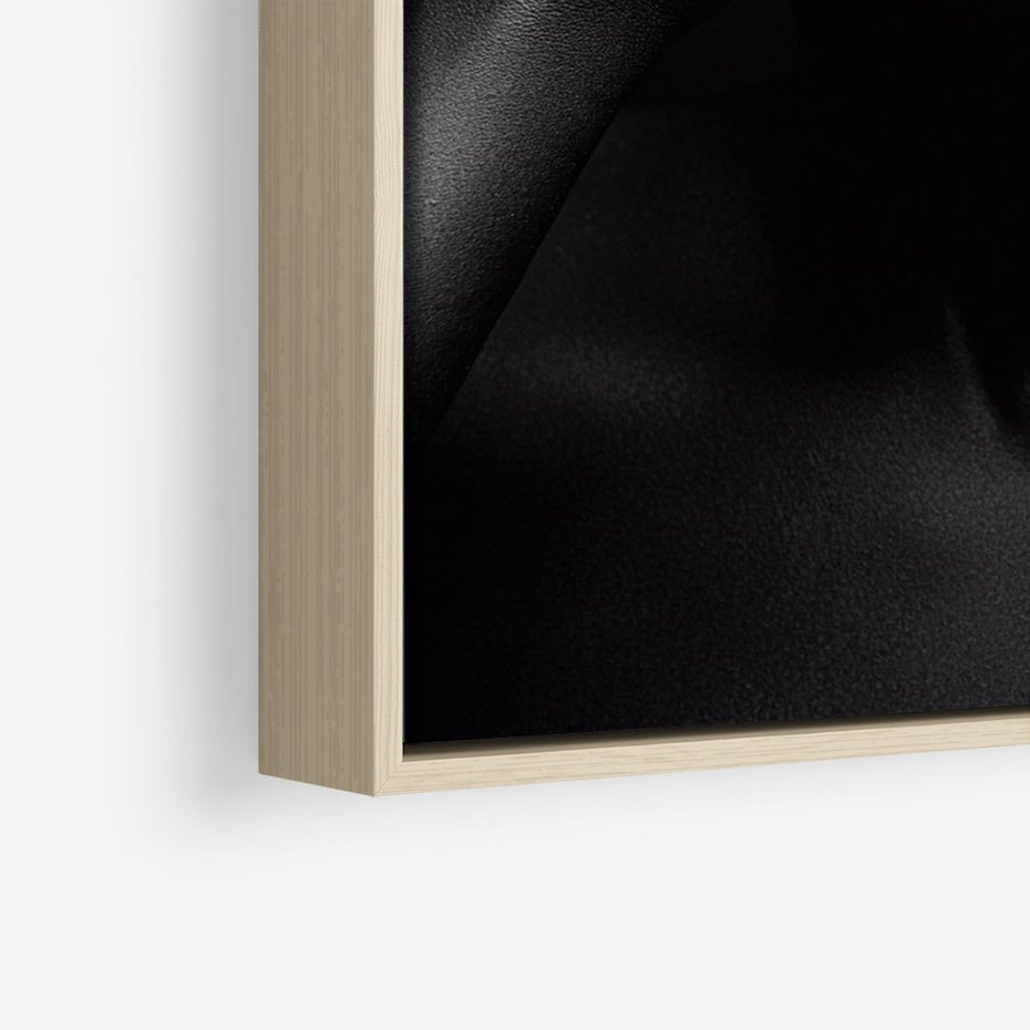 Obraz w ramie 80x120 - Złote Usta wyjątkowa subtelność - złote usta, złote palce - rama drewno