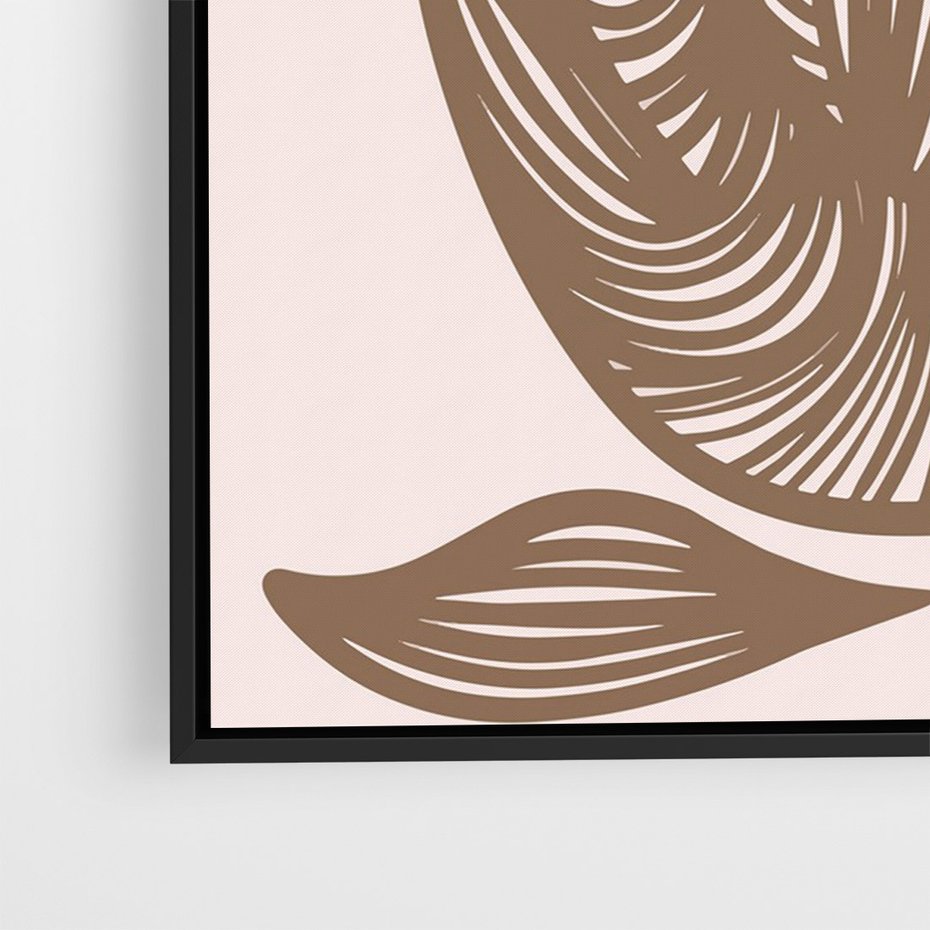 Obraz w ramie 70x100 - Nowoczesne Harmonie - skandynawski styl, plakat - rama czarna