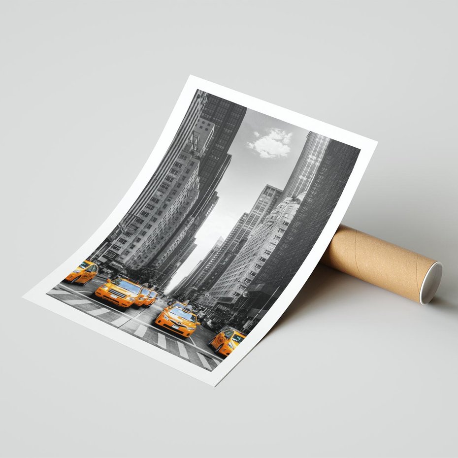 Plakat bez ramy 21x30 - Wibracje Nowego Jorku - miasto, Nowy Jork