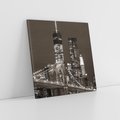 Obraz na płótnie 30x30 - Magia miasta nocą - miasto, noc