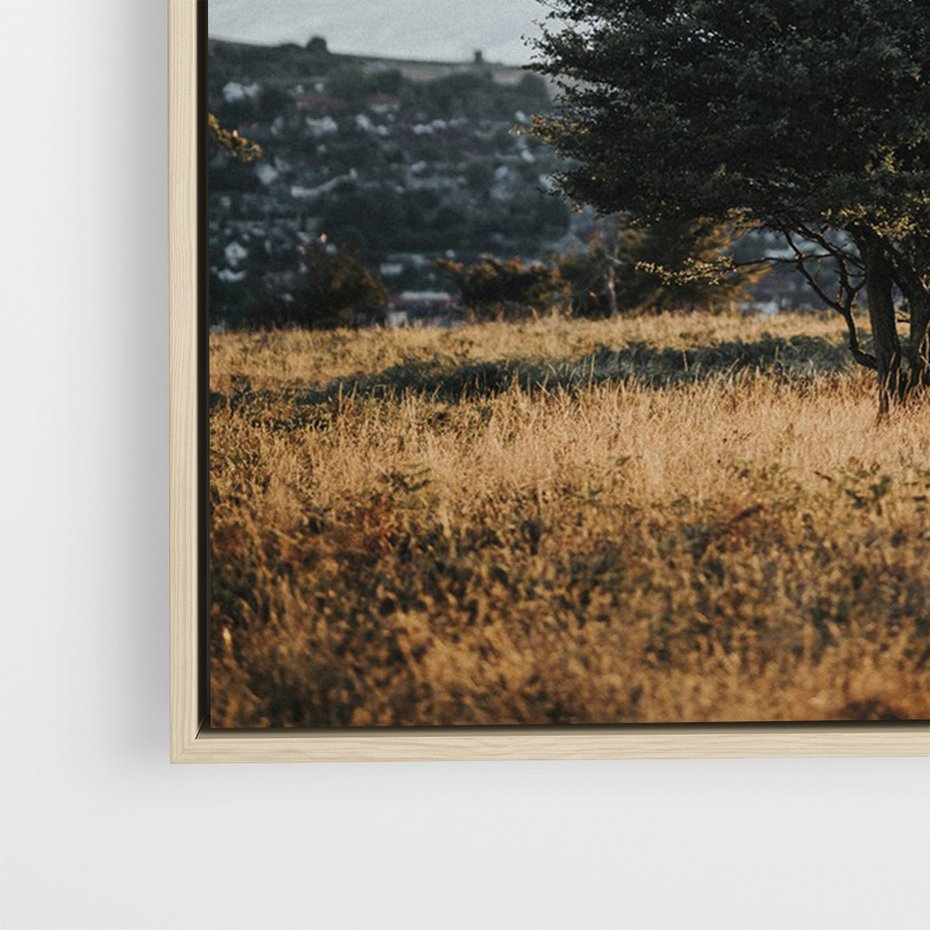 Obraz w ramie 80x120 - Siła Natury - drzewo, pejzaż - rama drewno