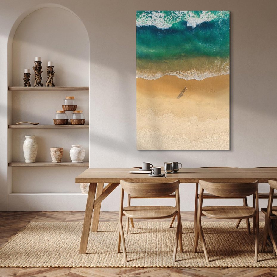 Obraz na płótnie 80x120 - Oaza Relaksu - plaża, morze