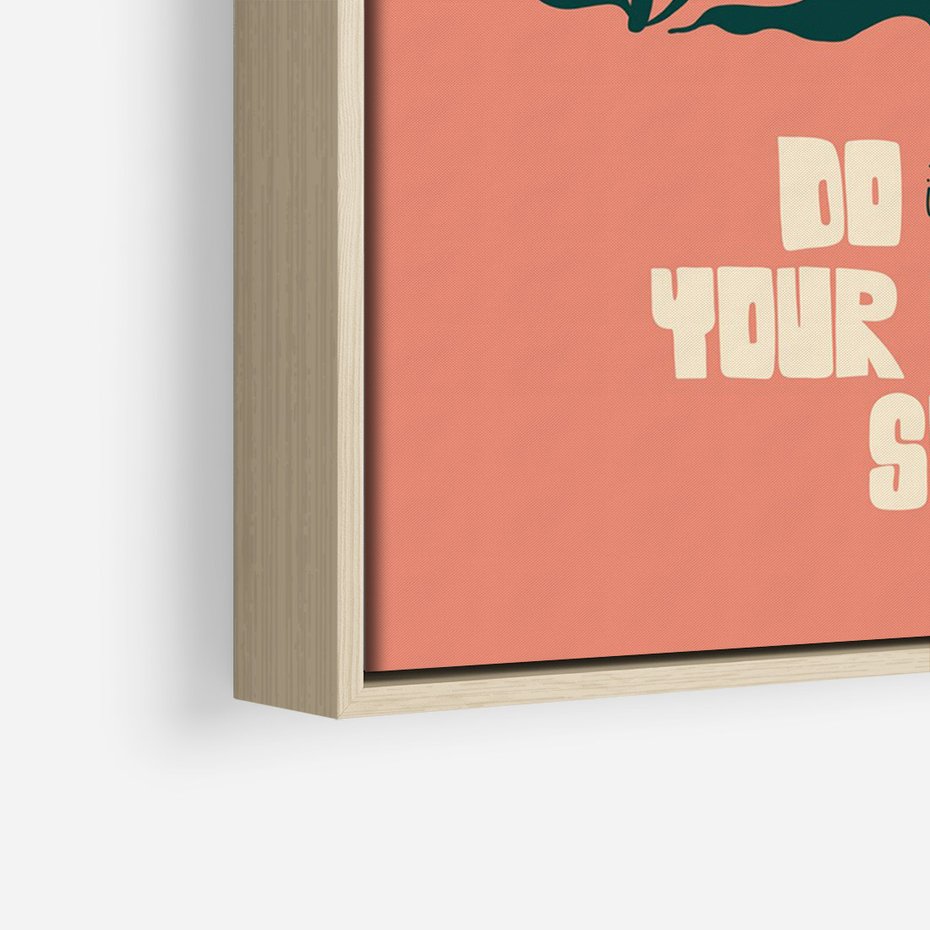 Obraz w ramie 80x120 - Mgliste Refleksje - nowoczesny plakat, różowe tło - rama drewno