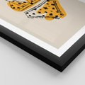 Plakat w ramie 30x40 - Minimalistyczny Szkic Bielizny - minimalistyczna grafika, szkic bielizny - rama czarna