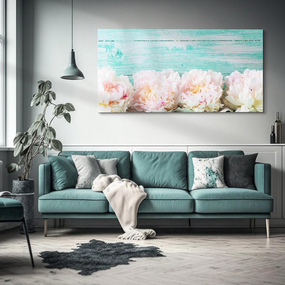 Obraz na płótnie 120x60 - urok i piękno - kwiaty, kwiat