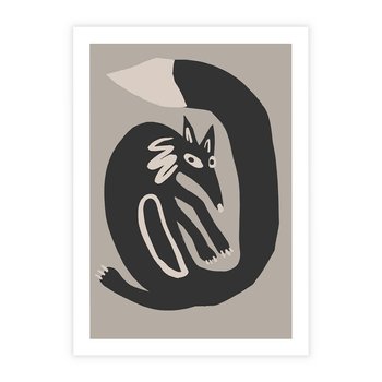 Plakat bez ramy 40x50 - Migotliwe Echa Skandynawii - skandynawska sztuka, lis