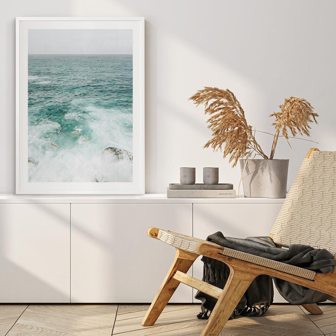 Plakat bez ramy 30x40 - Wzburzony Żywioł - morze, ocean