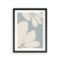 Plakat w ramie 30x40 - Pastelowe Marzenia Kwiatów - kwiaty, nowoczesne i minimalistyczne - rama czarna