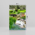 Obraz na płótnie 80x120 - Ogródowy Strumyk - strumyk, ogród