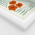 Plakat w ramie 50x70 - Makowe Odkrycie - czerwone kwiaty, maki - rama biała