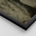 Zestaw obrazy w ramie 50x70 galeria - Kaktusy, sukulenty, opuncja, boho - rama czarna