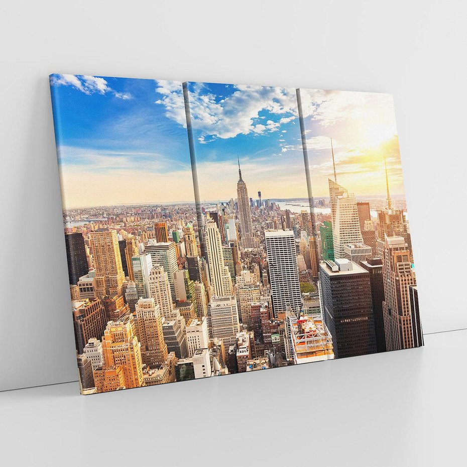 Obraz na płótnie 120x80 - Pulsujące Serce Nowego Jorku - Manhattan, Nowy Jork