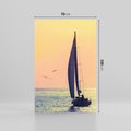 Obraz na płótnie 70x100 - Żaglówka na Horyzoncie - żaglówka, jacht