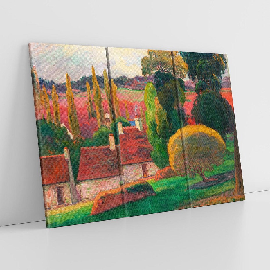 Obraz na płótnie 120x80 - Farma w Bretanii - Reprodukcja - reprodukcja, obraz na płótnie