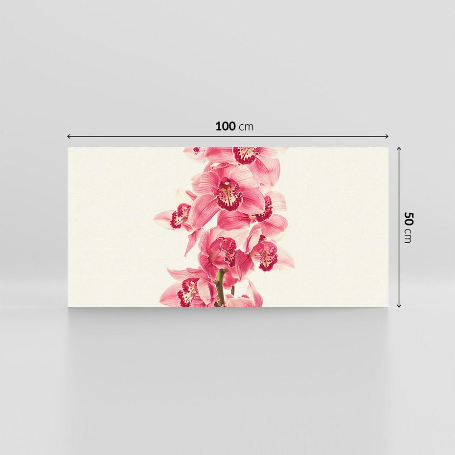 Obraz na płótnie 100x50 - Orchidea w spa - relaks - orchidea, spa