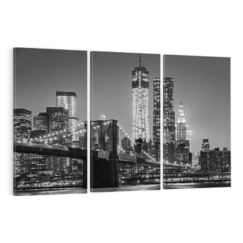 Obraz na płótnie 120x80 - Most nad Manhattańskim Skarbem - most, Nowy Jork