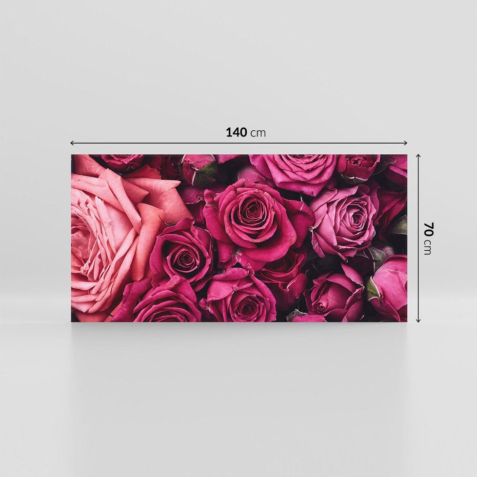 Obraz na płótnie 140x70 - Róże - piękno kwiatów - róże, kwiaty