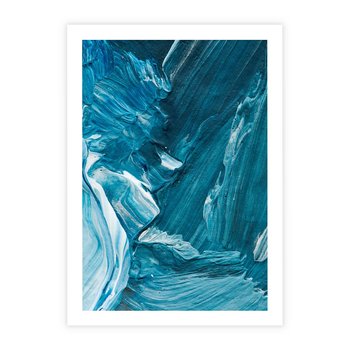 Plakat bez ramy 30x40 - Wyrazista abstrakcja w akwareli - abstrakcja, akwarela