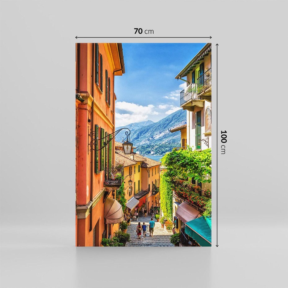 Obraz na płótnie 70x100 - Tropienie Nieskończoności - uliczka, perspektywa