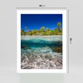 Plakat bez ramy 40x50 - Tropikalne Morze i Kolorowa Rafa - tropikalne, morze