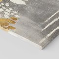 Obraz na płótnie 60x60 - Malowane impresje zmysłów - abstrakcyjne plamy, linie
