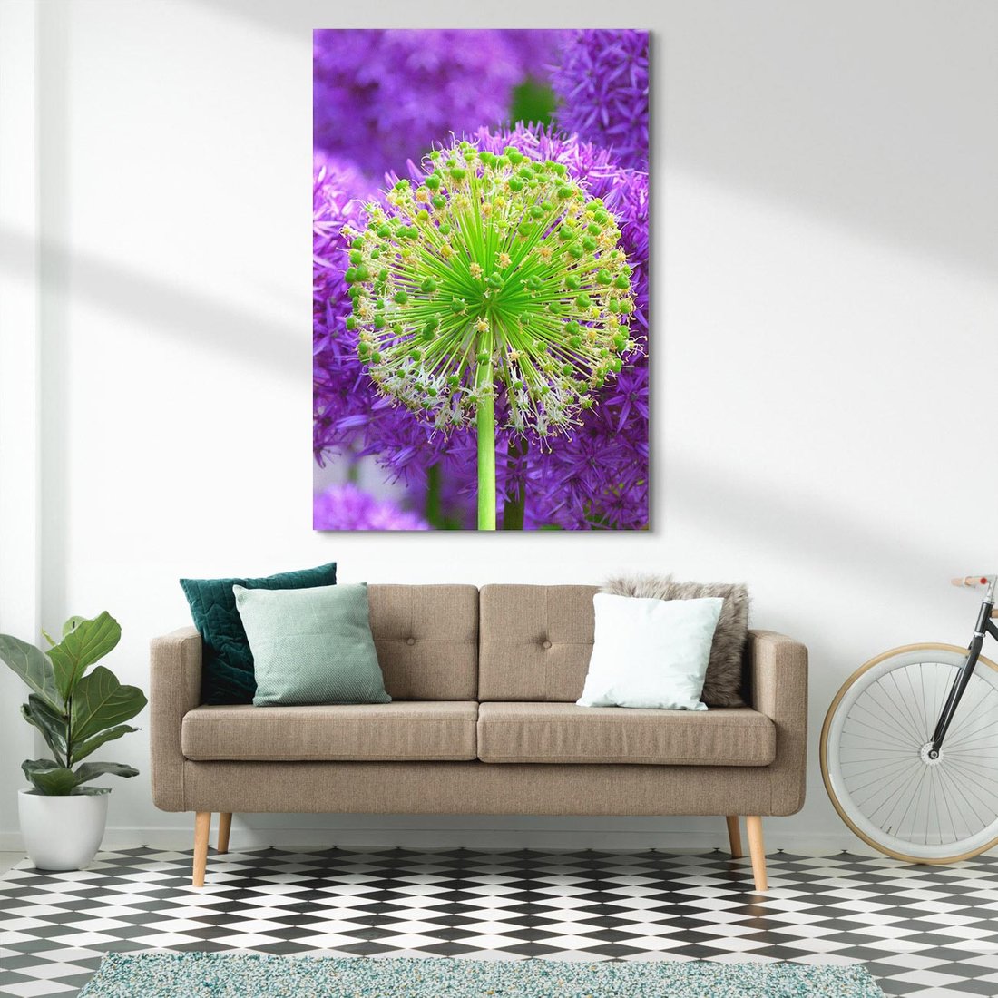 Obraz na płótnie 50x70 - Kwiatowy Raj - kwiat, kwiaty