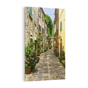 Obraz na płótnie 80x120 - Spacer po Złotej Alei - uliczka, perspektywa