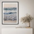 Plakat bez ramy 21x30 - Malowniczy Nadmorski Krajobraz - morze, fale