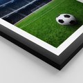 Plakat w ramie 30x40 - Piłka nożna - gol! - piłka nożna, gol - rama czarna