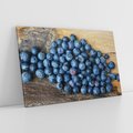 Obraz na płótnie 120x80 - owocowa uczta - borówki, owoce
