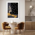 Plakat bez ramy 21x30 - Formy Szarości - ciemny, mroczny plakat