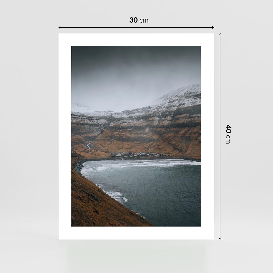 Plakat bez ramy 30x40 - Spektakularna Przyroda - fiordy, Norwegia