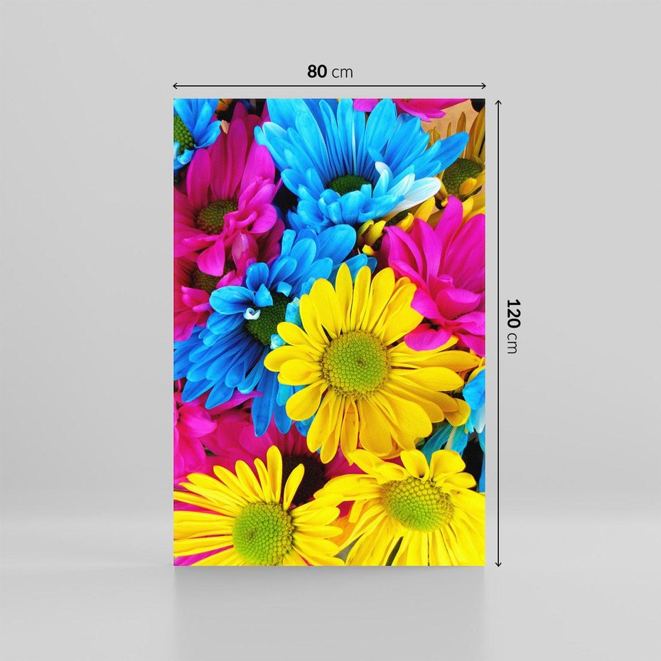 Obraz na płótnie 80x120 - Kwiatowy Świat - kwiat, kwiaty