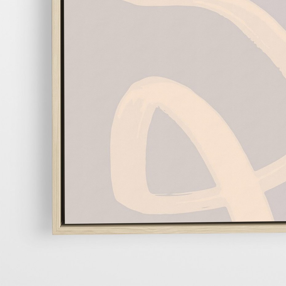 Obraz w ramie 50x70 - Nowoczesne Odbicia - minimalistyczny obraz, nowoczesny - rama drewno