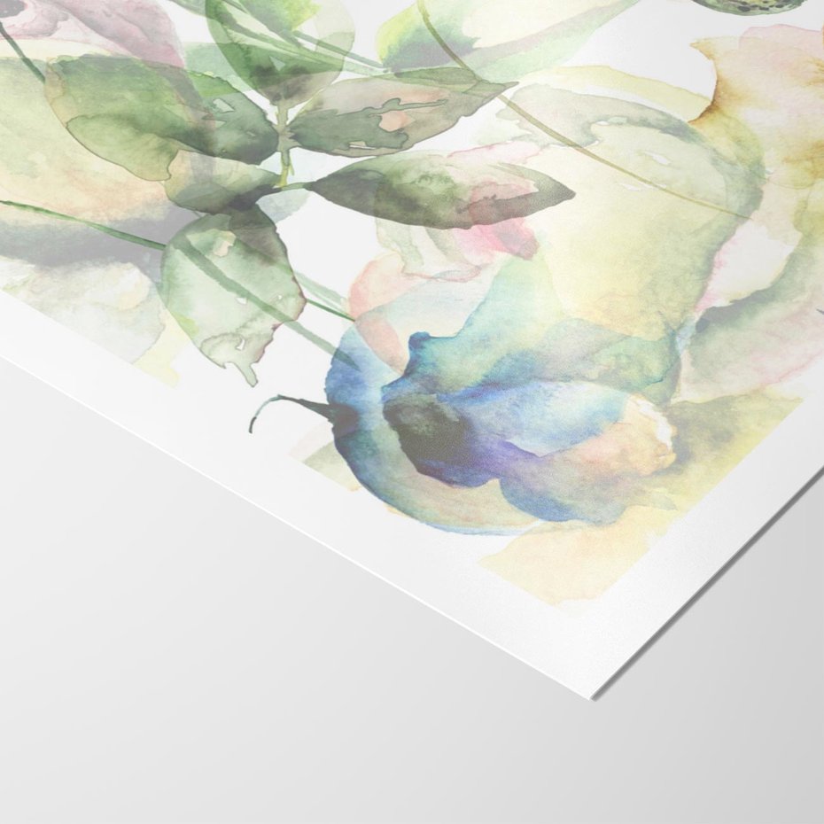 Plakat bez ramy 21x30 - Delikatne Kolory - akwarelowe, kwiaty