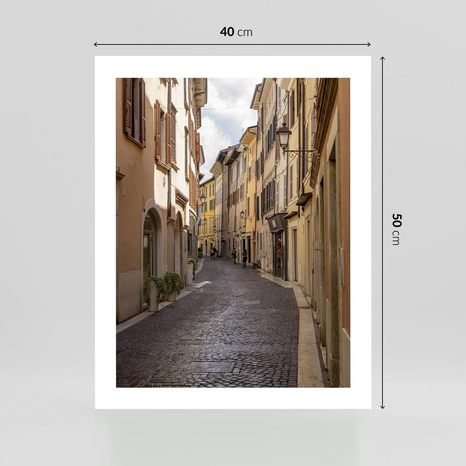 Plakat bez ramy 40x50 - Magiczne widoki - uliczka, perspektywa