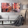 Obraz na płótnie 120x60 - Przejażdżka gondolą przez Wenecję - Wenecja, kanały