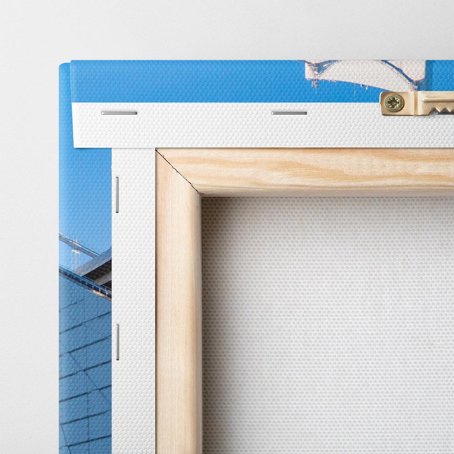 Obraz na płótnie 120x80 - Most niebo architektura - most, niebo