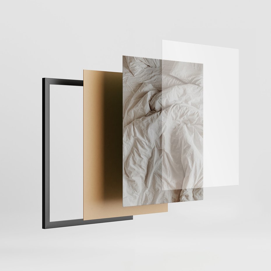 Zestaw obrazy w ramie 30x40 galeria - Dom, home, cytat, napis, typografia - rama czarna