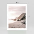 Plakat bez ramy 40x50 - Przybrzeżna Piękność - klify, skały nad morzem