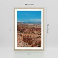 Plakat w ramie 50x70 - Wielki Kanion - wielki kanion, krajibraz - rama drewno